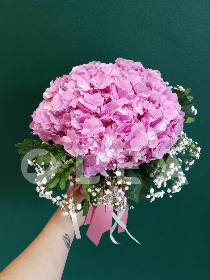 Hydrangea bridal bouquet in KL