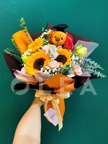 graduation flower bouquet KL/PJ