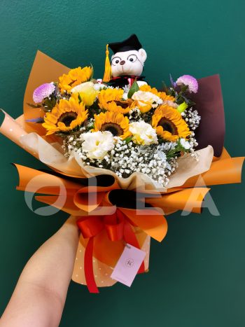 graduation flower bouquet KL/PJ