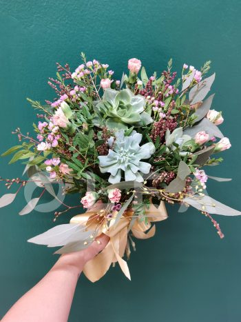 Succulent wedding bouquet in KL