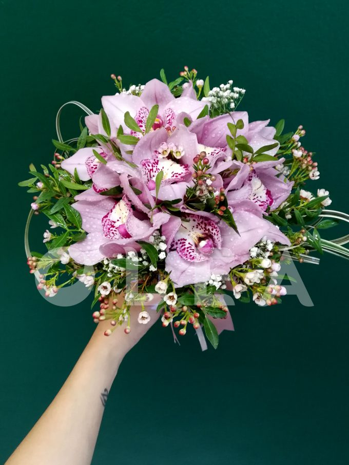 Orchid bridal bouquet in KL