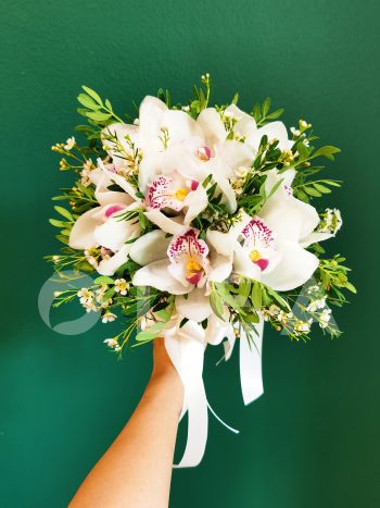 Orchid bridal bouquet in KL