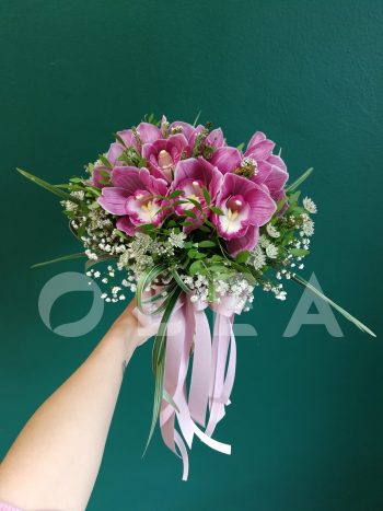 Orchid bridal bouquet in KL