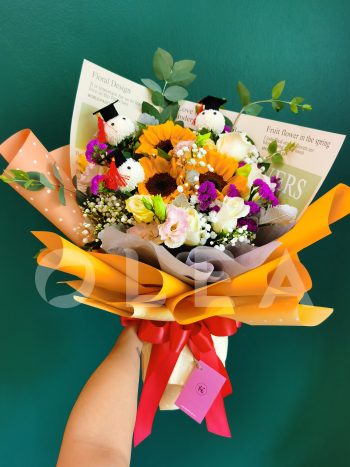graduation flower bouquet KL/PJ